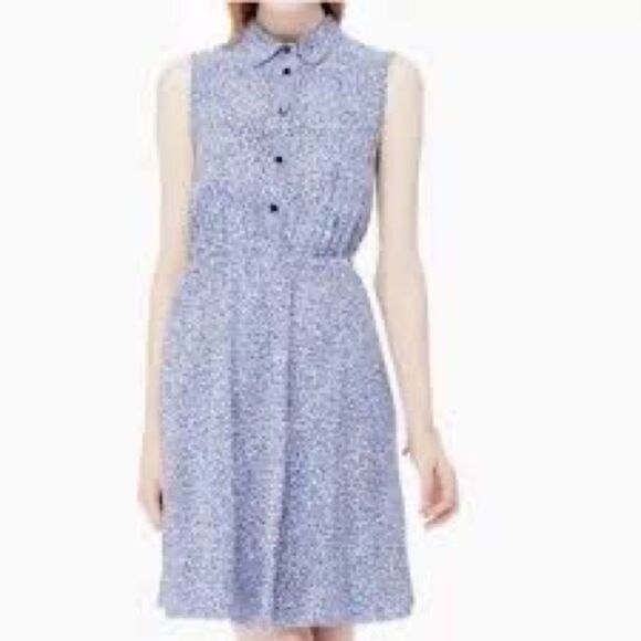 Kate Spade Blue Sleeveless Dress - Picture 6 of 12